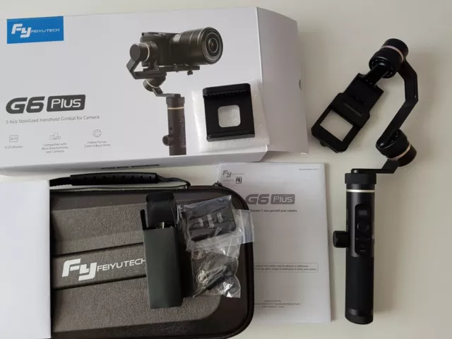 Feiyu G6 Plus 3 axes Gimbal / Stabilisateur APN Hybride / Téléphone 