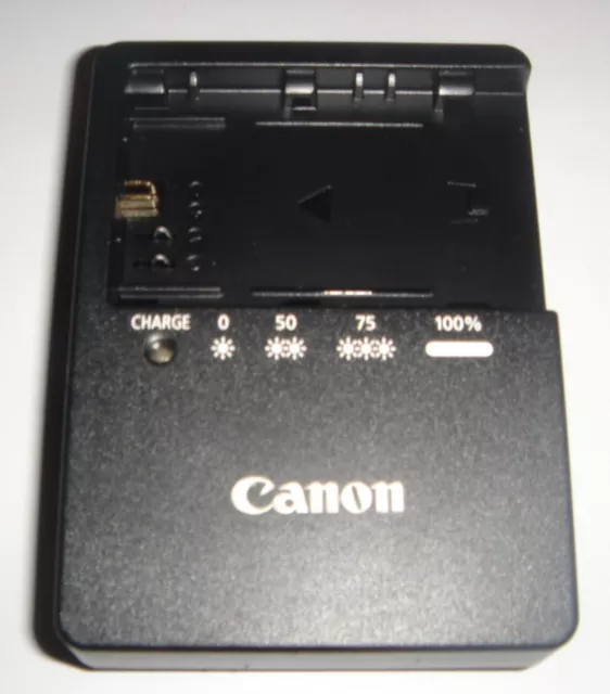 Caricabatterie Originale Canon LC-E6E LP-E6 EOS 60D 6D 7D 5D Mark II Real