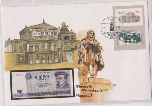 Banknoten-Brief, Deutsche Demokratische Republik