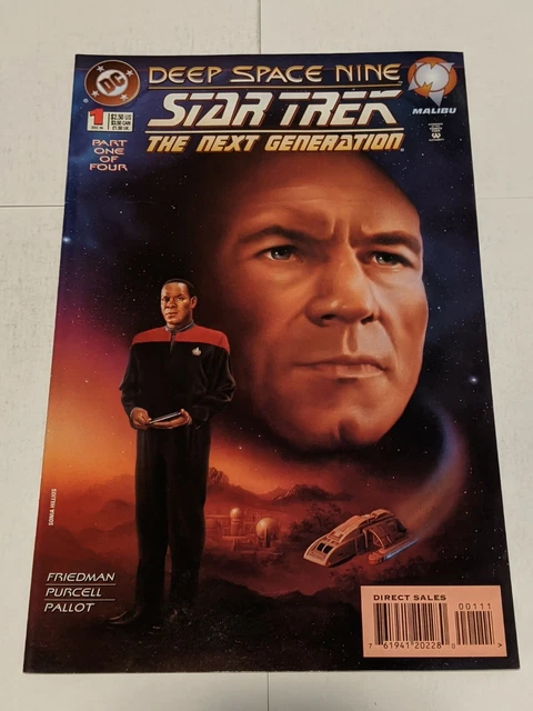 Star Trek The Next Generation Deep Space Nine #1 December 1994 DC Malibu Comics