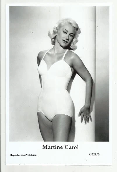 (Bx20) Martine Carol Swiftsure Photo Postcard (G221/3) Filmstar Pin Up Glamor