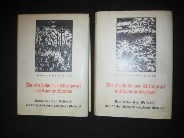 Charles de Coster , Ulenspiegel , Kurt Wolff 1926 Originalholzschnitte Masereel