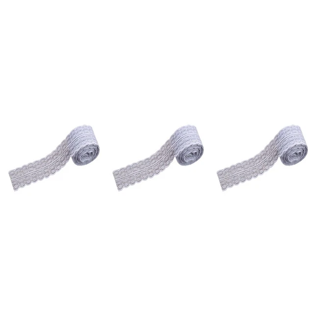 3 piezas 4,5 cm puntas estado de ánimo tela alimento ropa borde puntas