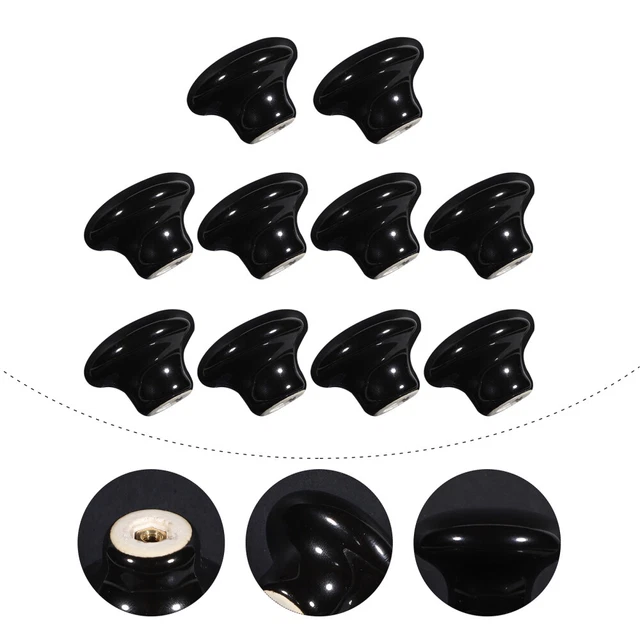 10 Pcs Cabinet Knob Ceramic Pull Handle Closet Door Knobs Drawer Knobs Cartoon