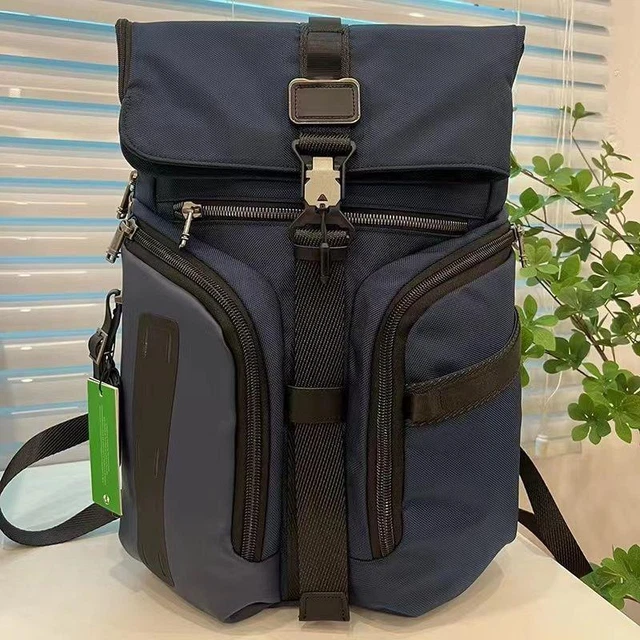 Genuine TUMI 0232759NVY ALPHA BRAVO Logistic Backpack A294