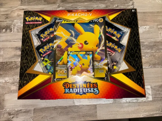 The Pokémon Company - Pokémon - Box Lot de 3 coffrets Pokémon EB4.5:  Destinées radieuses - Coffret Pikachu-V - 2021 - Catawiki