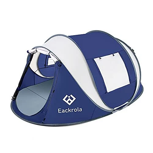 2/4-Person-Tent, Instant Pop up Tent for Camping, Easy Setup Beach Tent Sun