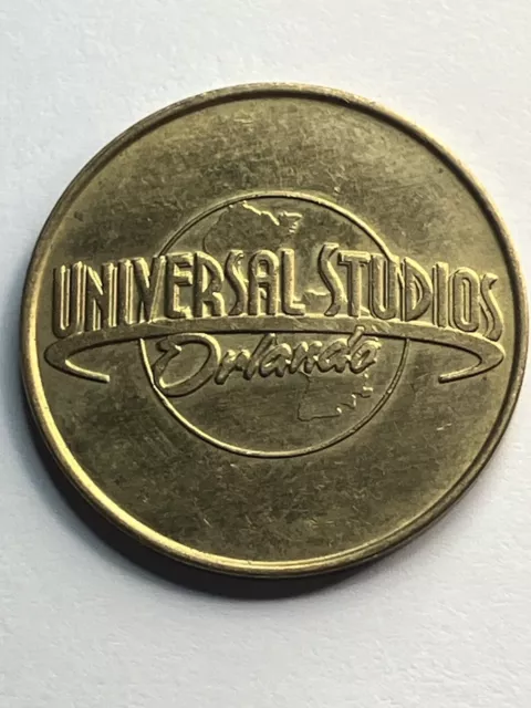 Universal Studios Orlando Vintage Arcade Token Obsolete Florida #sw1