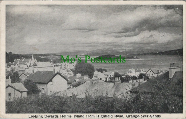 Cumbria Postcard - Holme Island From Highfield Road, Grange-Over-Sands RS26500