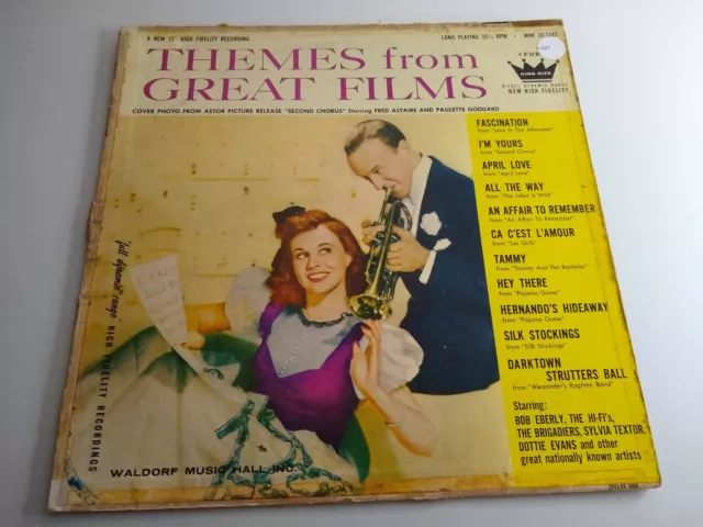 Waldorf Music Hall Records - Themes From Great Films - MHK 33-1242