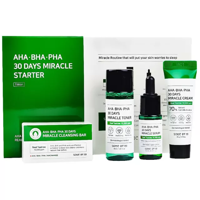 Some By Mi AHA BHA PHA 30 Days Miracle, Acne Skin Kit