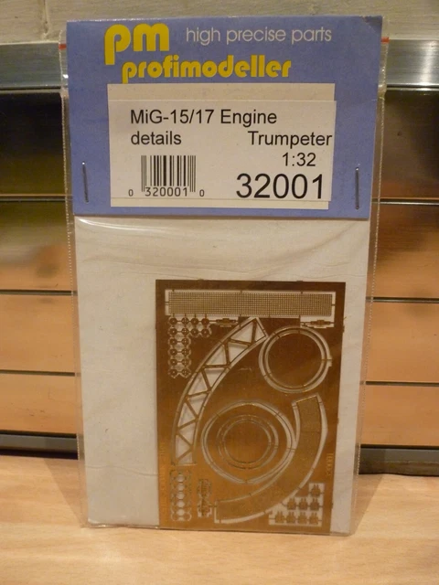 PROFIMODELLES 1/32 PHOTO etch, 32001,Mig-15/17 Engine, for Trumpeter ...