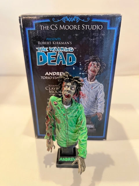 The Walking Dead Andrew Torso Statue Statuette Rare Green Shirt 230/300 New!