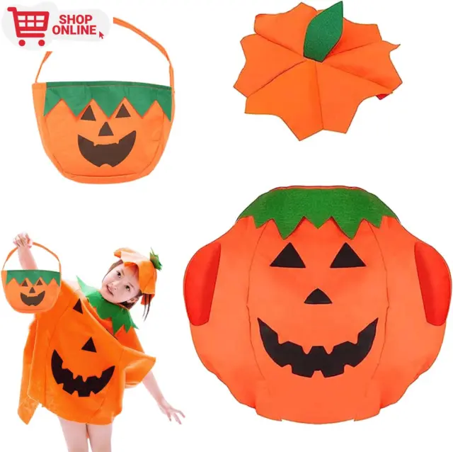 Costume Da Zucca Di Halloween, Costume Da Zucca per Bambini, Costume Da Pumpkin