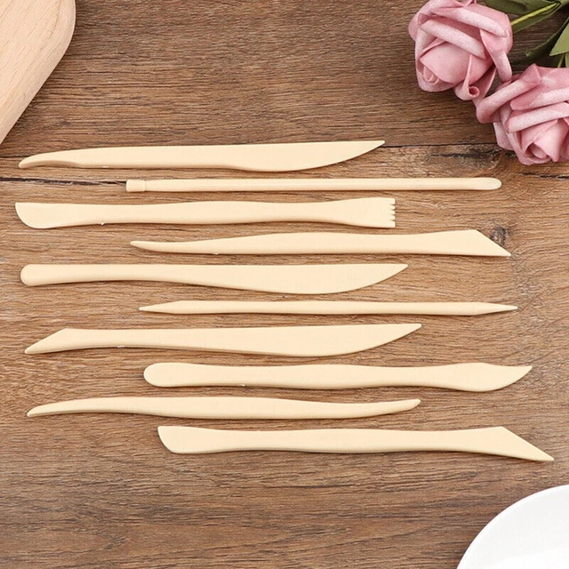 KIT COMPLET DE Sculpture En Argile Plastique Outils Adaptés Aux Enfants Pour Pr EUR 8,22