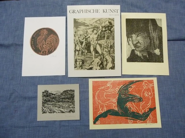Graphische Kunst Heft 39 / 2. Heft 1992 Ausgabe C mit Originalgraphik-Beilagen V