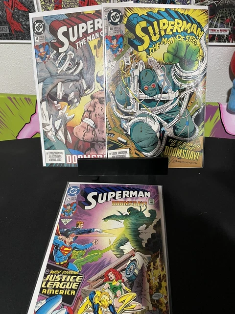 Superman: The Man of Steel #18-#19 1st App Of Doomsday 1st print/ Superman #74