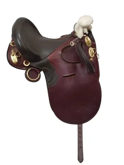 Selle Australienne En Cuir RIDEX - Toutes Tailles Dispo (10 à 22 Pouces) - Traditionnelle