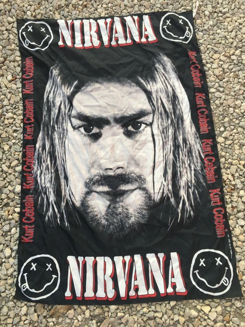 Drapeau NIRVANA - Smiley - Rock A Gogo Drapeau NIRVANA - Smiley - Rock A Gogo