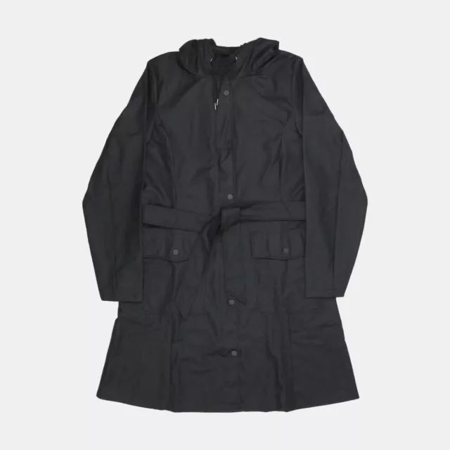 Rains Curve Jacket / Size M / Long / Mens / Black / Polyurethane / RRP £105