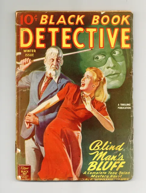Black Book Detective Magazine Pulp Dec 1945 Vol. 20 #3 GD+ 2.5