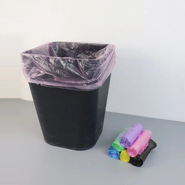 5 rodillos bolsa de basura almacenamiento compacto apertura plana gran capacidad