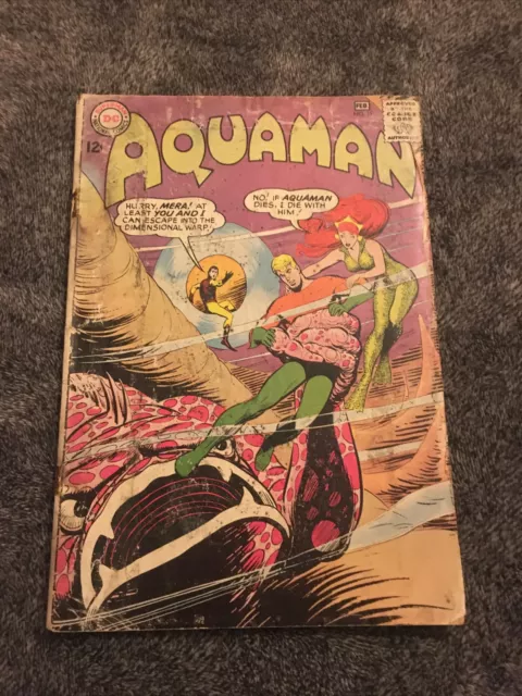Aquaman #19 Silver Age Cover Detached DC Comics 1965