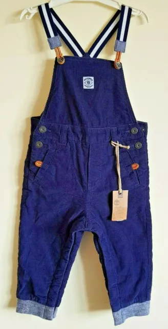 Timberland Baby Boy 12 Months/ 71cm Cord Winter Dungarees Padded Lining BNWT