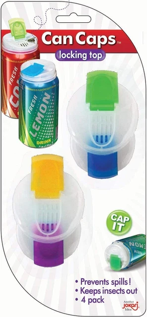 Soda Can Covers 4 Pack for Carbonated Water or Soft Drink - Best Beer Cans Co...