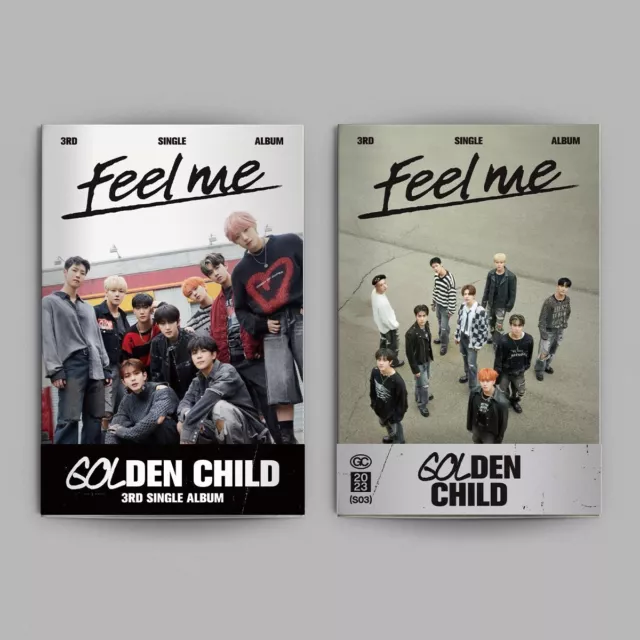 GOLDEN CHILD 3rd Single Album [Feel me] 2Ver SET CD+P.Book+P.Card+Post+Polaroid