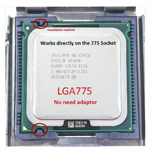 Intel Xeon E5450 3 GHz CPU LGA 775 Quad-Core Processor