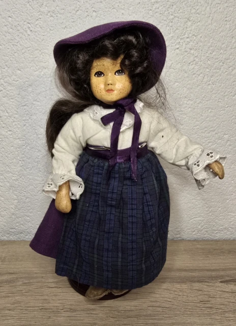 Poupée Artiste Bijou Brigitte En Porcelaine 37 Cm – Vintage Allemagne Années 90