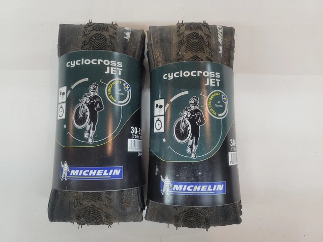 Michelin Cyclocross Jet 700x30 Clincher Tires Pair New