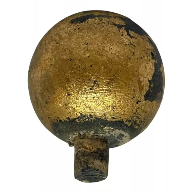 Vintage Antique Ball Wood Newel Post Finial Top Topper 1.5”D