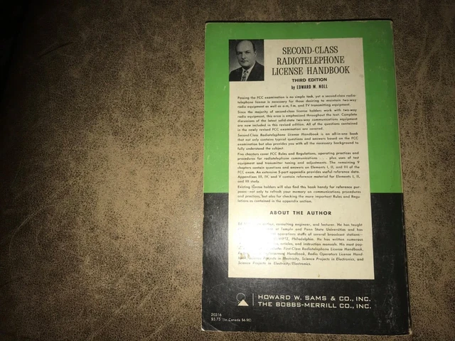 RADIO TELEPHONE LICENSE HANDBOOK  CB RADIO HAM Amateur Radio test equipment 2
