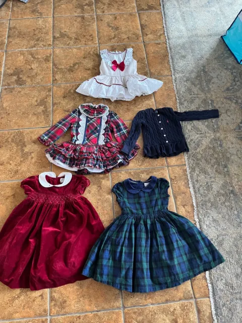 Girls Designer Bundle Of Clothes Ralph Lauren John Lewis Age 3-4 Years