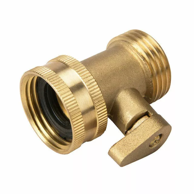 3/4" Solid Brass Garden Hose Shut Off Valve Water Pipe Faucet Connector Handy