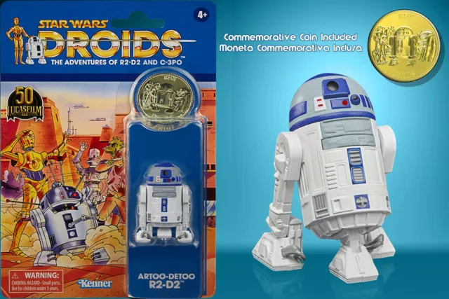 Star Wars Droids Vintage Collection R2-D2 w/ Commemorative Coin Action Figure