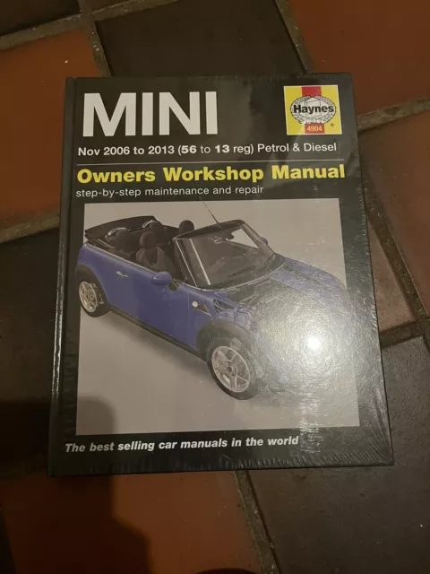 BMW MINI Haynes Workshop Manual  2006 To 2013