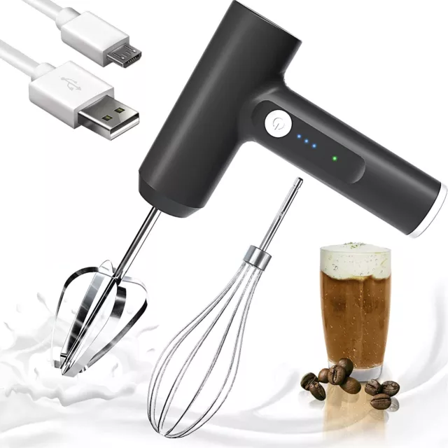 5 SPEED HAND Mixer Cordless Handheld Electric Hand Mixer with Egg Cream  Whisks $24.10 - PicClick AU