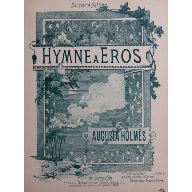 HOLMÈS Augusta Hymne à Eros Chant Piano