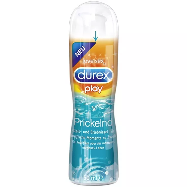 Durex Play Prickelnd 50 ml Gleitgel Gleitmittel Wasserbasis Wärme-Effekt neutral