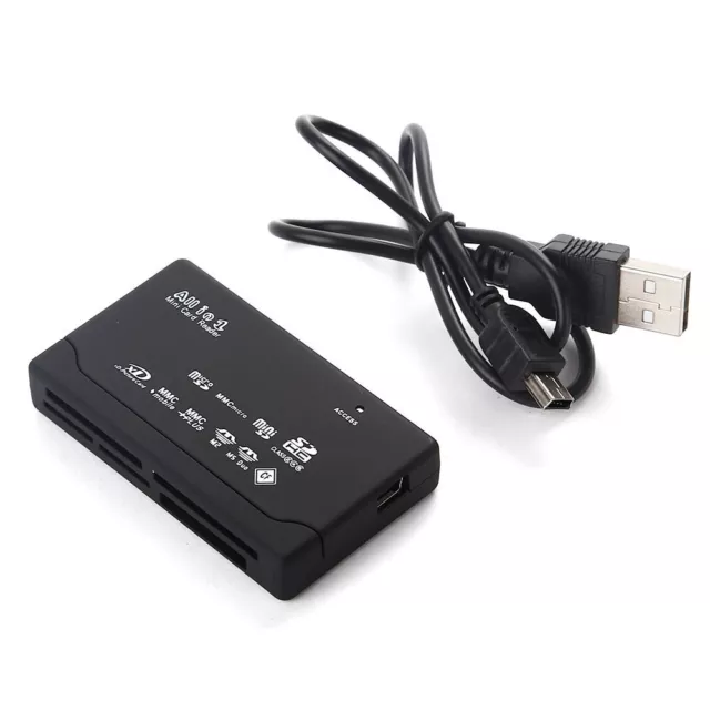 Lettore di schede di memoria All in One 1 adattatore USB SD SDHC mini micro M2 MMC XD CF MS 2