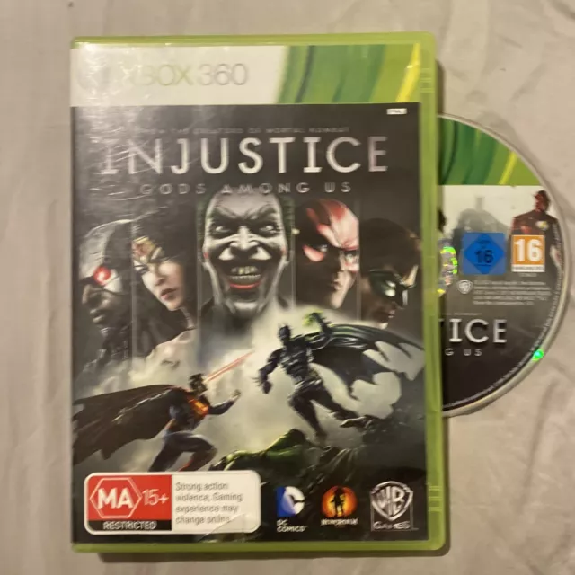 Injustice Gods Among Us Xbox 360 Game PAL *FREE SHIPPING* DC Comics Xbox Games