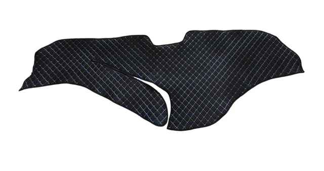 Tapis De Tableau De Bord En Cuir Pour Porsche Cayenne 2003-2010 - Protection Anti-UV Et Anti-Reflet