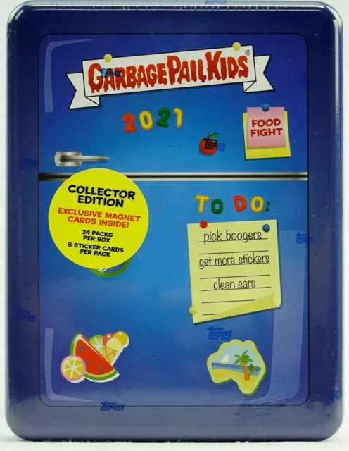 2021 Topps Garbage Pail Kids Food Fight Series 1 Collector's Edition Tin Sealed