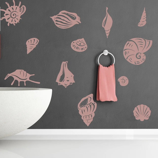 Sea Shell Nautical Wall Sticker Set WS-32939
