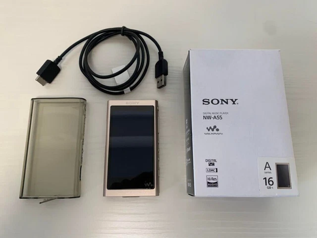 Quasi pari al nuovo Sony Walkman A Series 16 GB NW-A55 HN Lettore MP3 Oro...