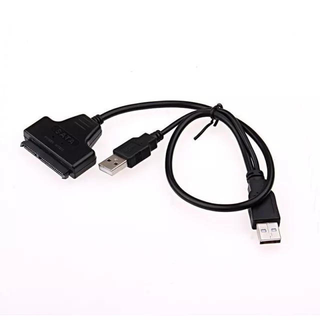 SATA to USB 2.0 Adapter Cable for 2.5" Hard Drive &SSD HDD Laptop Data Recovery 2