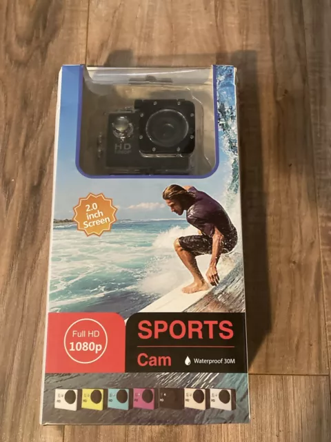 waterproof sports camera hd 1080 several colors available